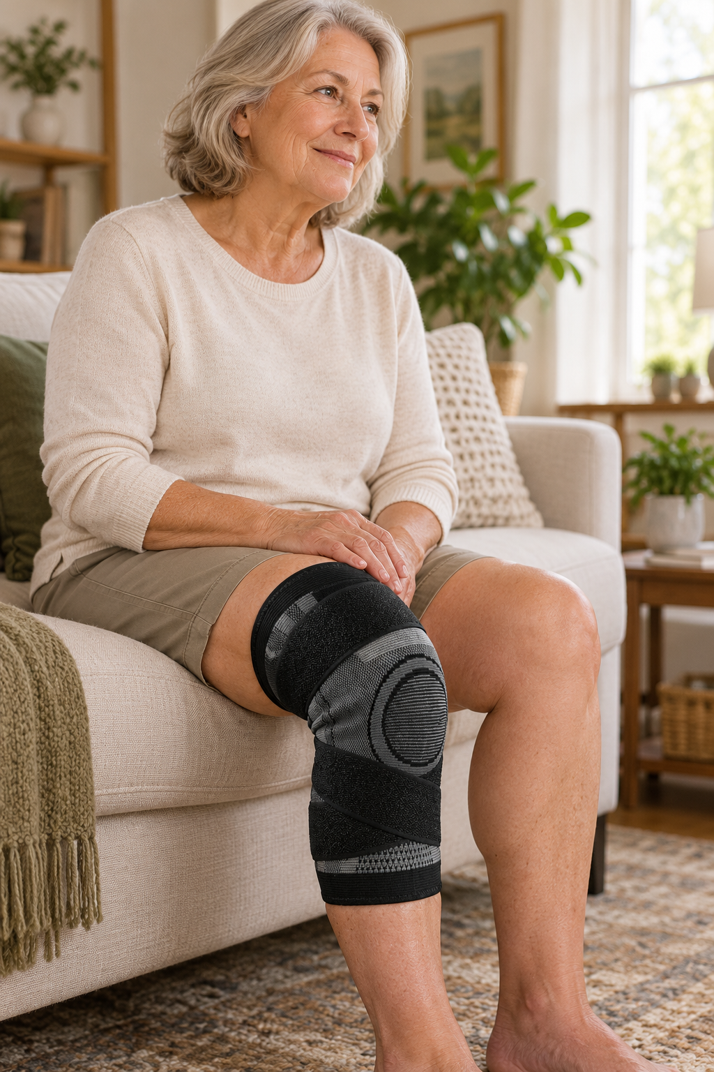 Knee sleeve as part of a daily routine